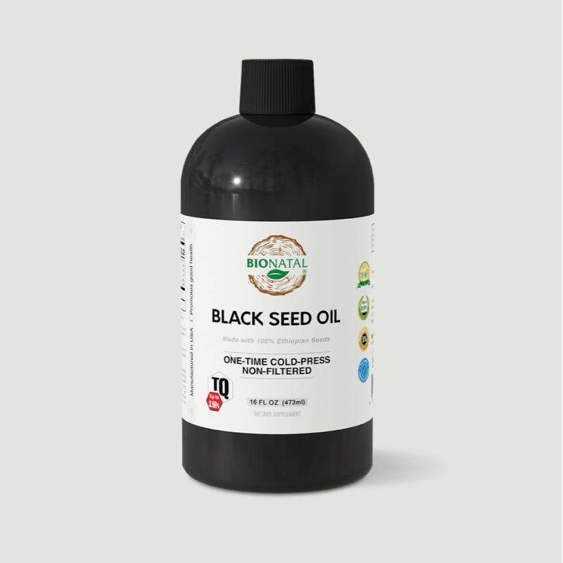 Bionatal Ethiopian Black Seed Oil Cold Pressed 16oz (PET)