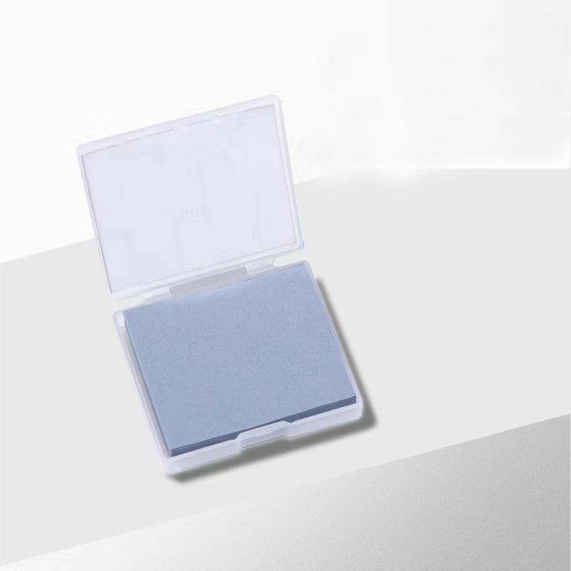 Portable Oil Absorbing Face Paper with Mirror & Puff, 100pcs set Oil Control Face Paper, Makeup Blotting Paper for Oily Skin