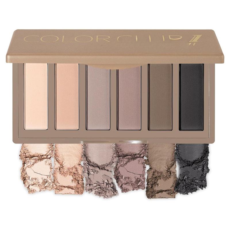 6 Colors Mini Naked Eyeshadow Makeup Palette Neutral Nude Smoky Eye Shadow Taupe & Brown Matte Make Up Pallet with Mirror Highly Pigmented Long Lasting  Travel Size Gift Kit 01