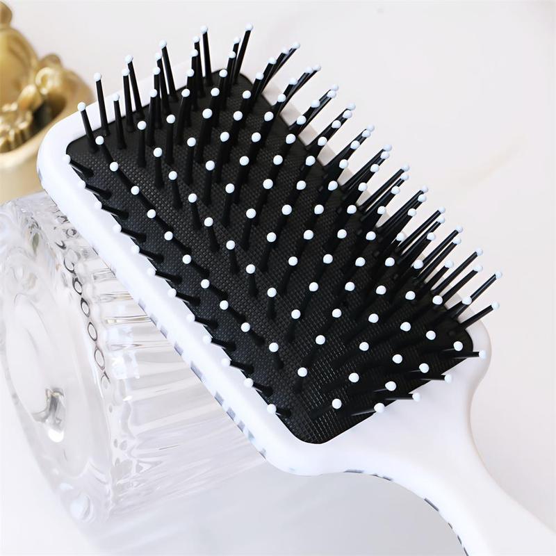 Leopard Pattern Air Cushion Comb, 1 Count Anti-static Hair Brush, Suitable For All Hair Types, Gifts For Girls