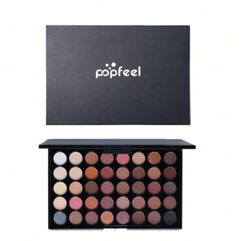 40-Color Eyeshadow Palette, Shimmer Pigment Eye Makeup Set For Party, Stage & daily