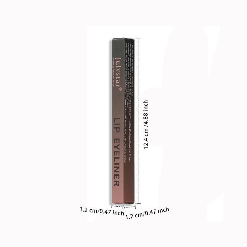 Long Lasting Lip Liner, 1 Count Tinted Lip Liner Pencil, Easy Coloring Lip Liner Pen, Moisturizing Lip Lip Makeup Product for Girls & Women