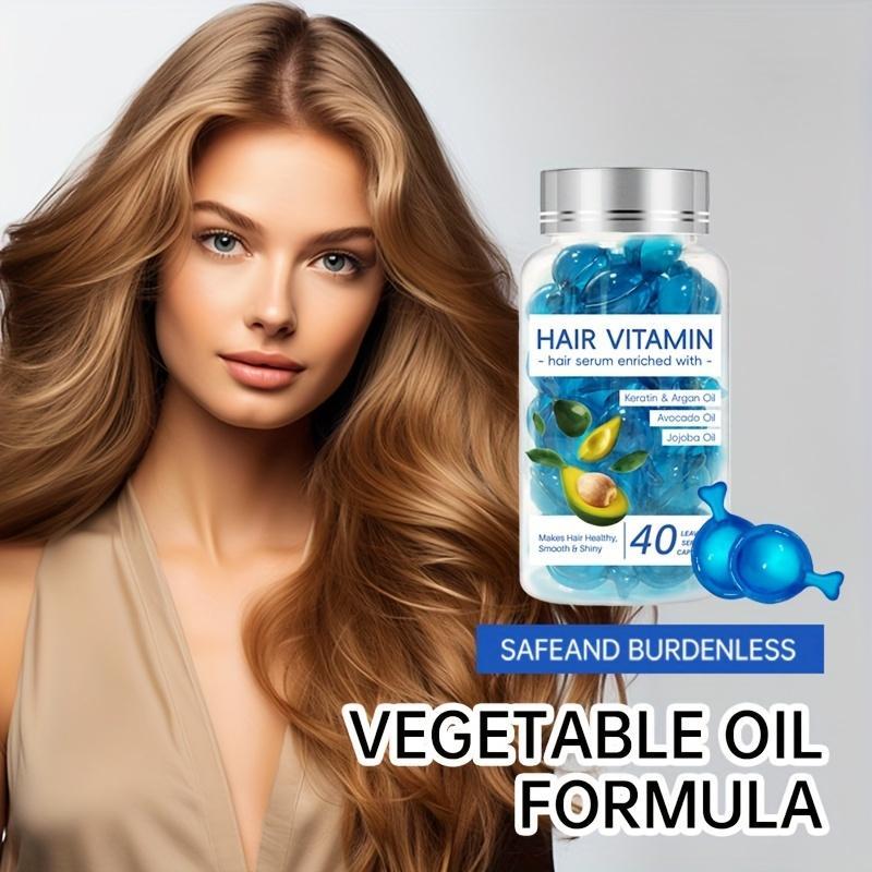 Hair Vitamin Capsule, 2 Boxes Hair Care Capsule, Hair Care Product for All Hair Types, Moisturizing Hair Serum Capsule