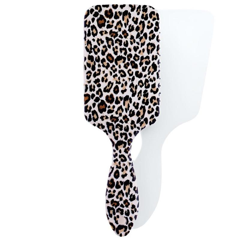 Leopard Pattern Air Cushion Comb, 1 Count Anti-static Hair Brush, Suitable For All Hair Types, Gifts For Girls