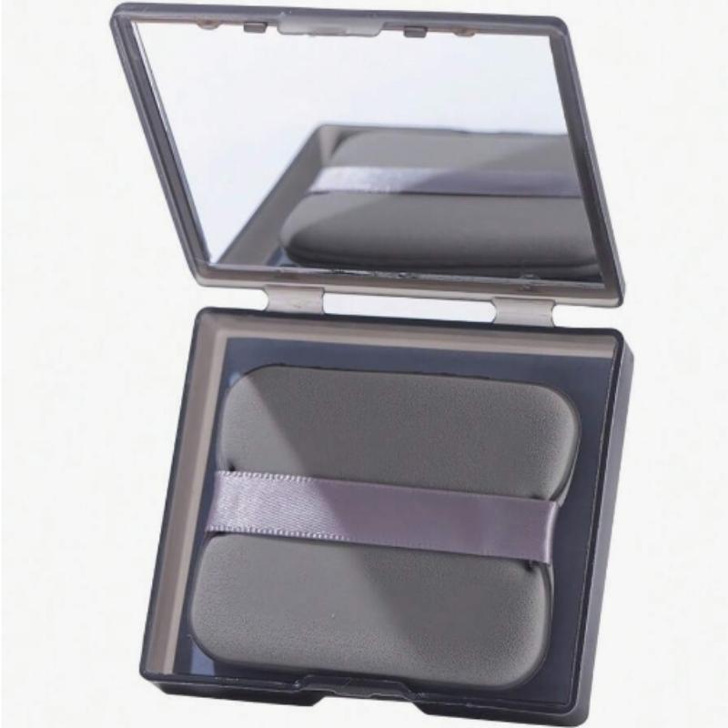 Portable Oil Absorbing Face Paper with Mirror & Puff, 100pcs set Oil Control Face Paper, Makeup Blotting Paper for Oily Skin