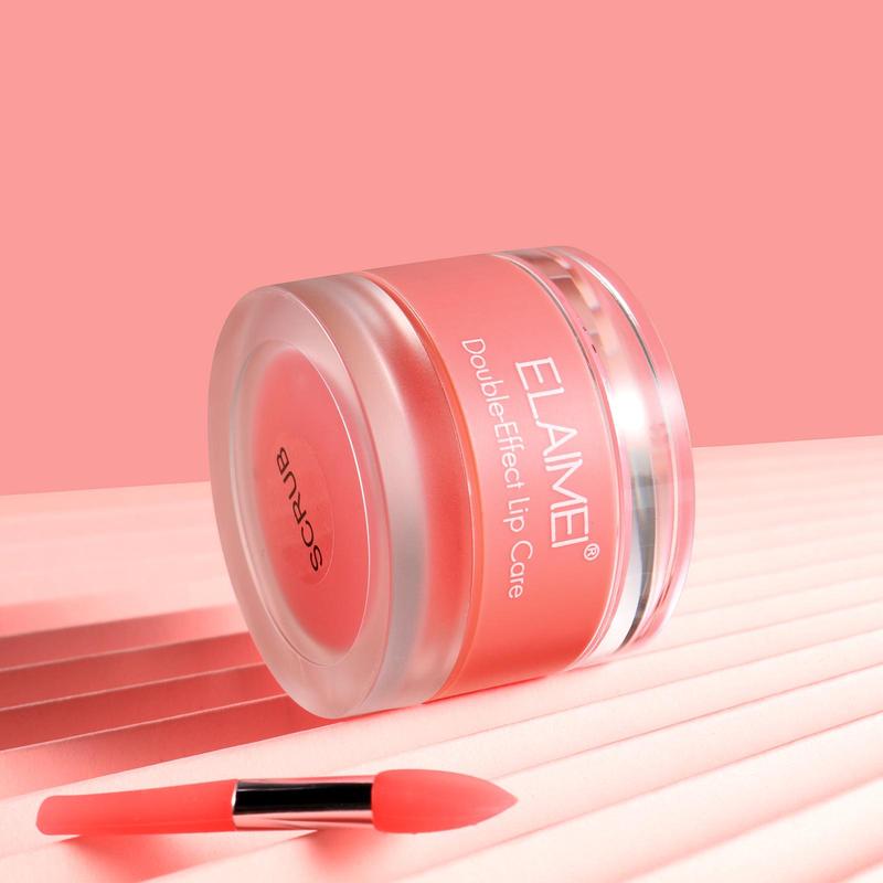 Strawberry Flavor Double-effect Lip Care Mask, Deep Moisturizing Lip Mask, Nourishes Lips, Suitable for All Skin Types