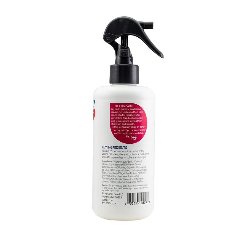 So Cozy Curl Leave in Conditioner Spray - Kids Hair Detangler Spray & Leave-In Conditioner for Curly Hair Paraben-Free & Detangler Spray for Kids Tangle-Free Curls, 5.2 Fl Oz, Packaging May Vary SoCozy