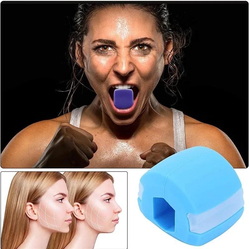 Random Color Sports Accessories Jaw Trainer, 6 Counts set Bite Ball Jaw Muscle Exercise Ball, Jaw Trainer for Men & Women, Exercise Accessories for Home Gym