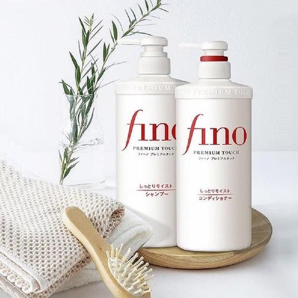 Fino Premium Touch Hair Shampoo + Conditioner for Soft and Smooth Hair