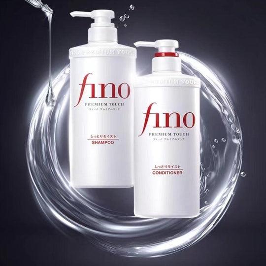 Fino Premium Touch Hair Shampoo + Conditioner for Soft and Smooth Hair