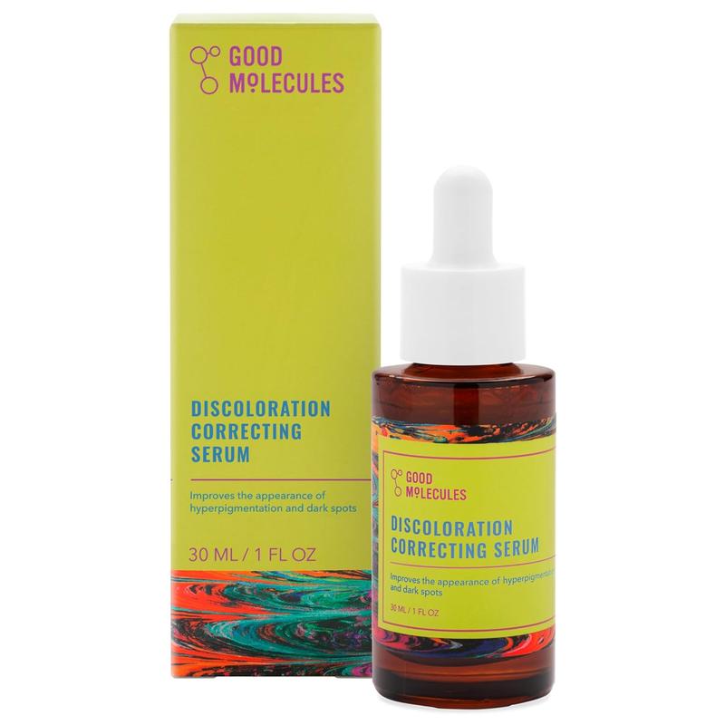 Good Molecules Discoloration Correcting Serum - Tranexamic Acid and Niacinamide for Dark Spots, Sun Damage, and Age Spots - Skincare Face