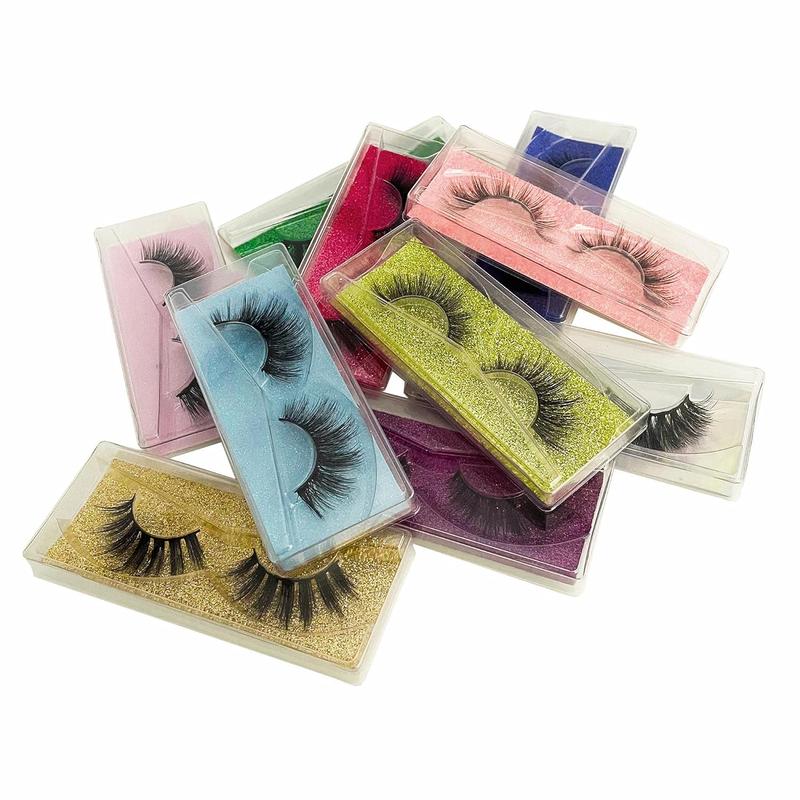 Formi False Eyelashes, 12-20mm 5D Fake Mink lashes Fuffy Natural Volume eye Lashes individual package Faux Mink EyeLashes