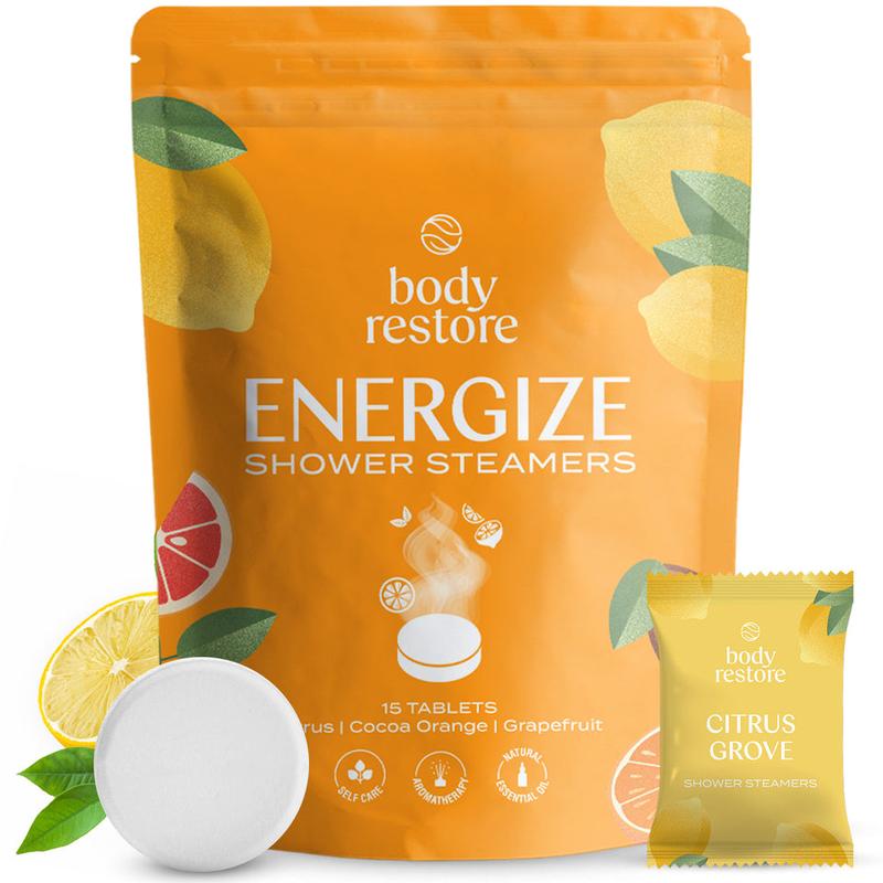 Energize Citrus Shower Steamers - 15 Pack