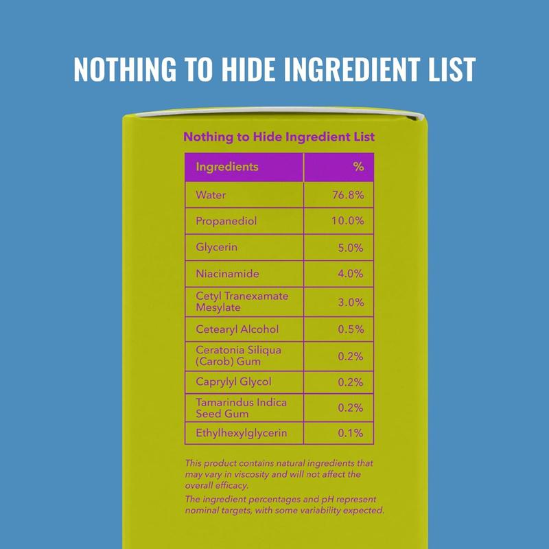 Good Molecules Discoloration Correcting Serum - Tranexamic Acid and Niacinamide for Dark Spots, Sun Damage, and Age Spots - Skincare Face