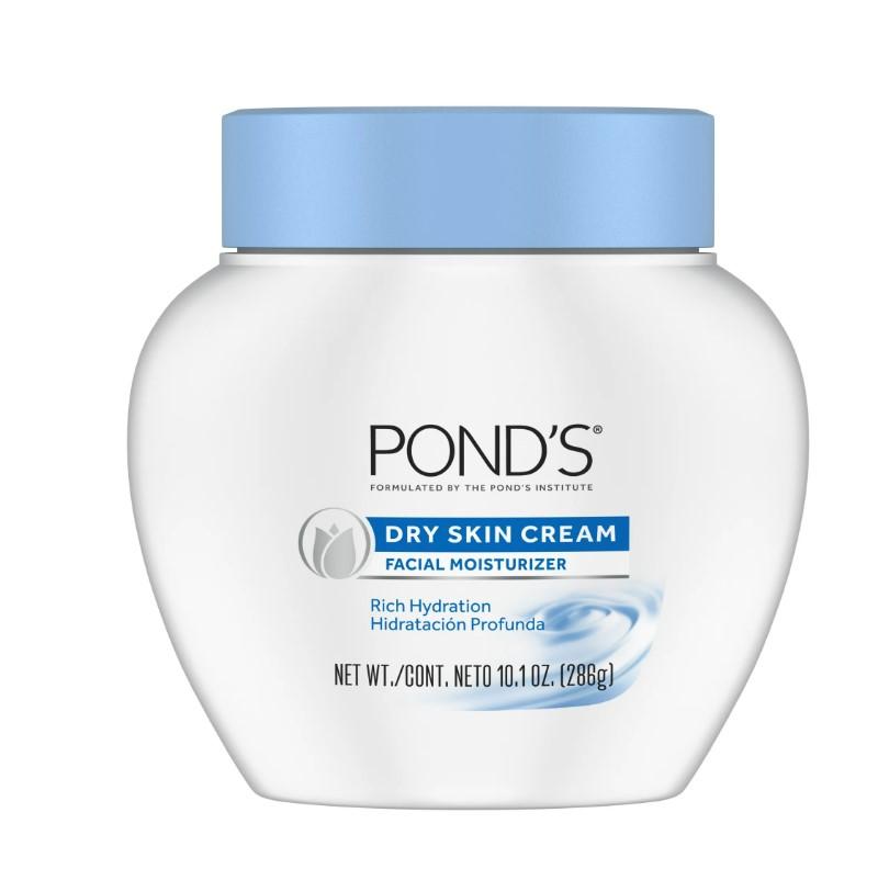 Pond’s Dry Skin Face Moisturizer Cream, Daily Facial Moisturizing 10.1 oz