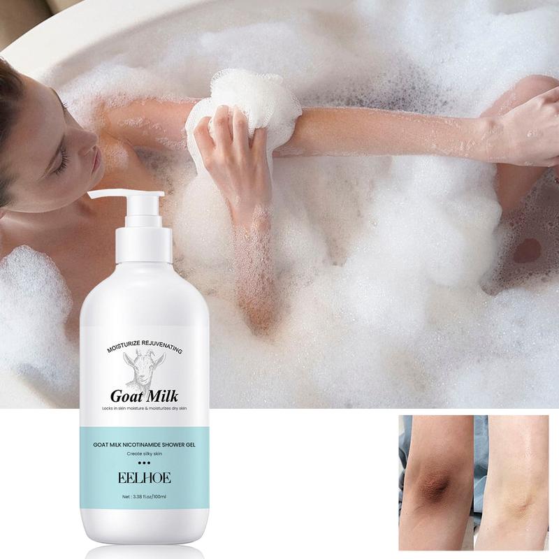 Goat milk niacinamide body wash, deep cleaning, exfoliating, moisturizing whitening body wash Body Care Coconut