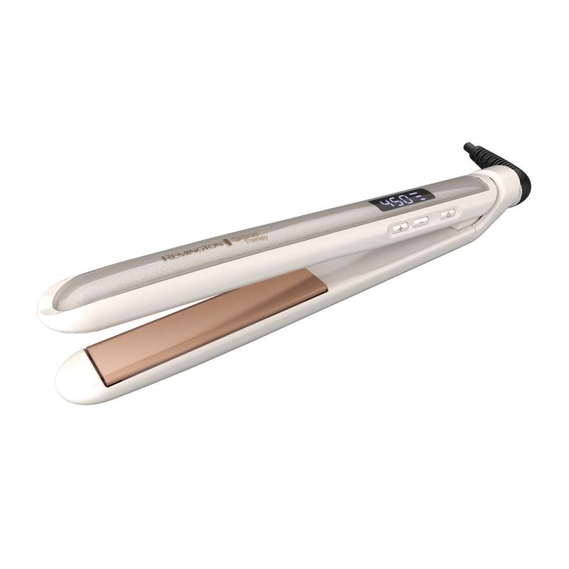 REMINGTON SHINE THERAPY Argan Oil & Keratin Infused 1 Inch Hair Straightener Flat Iron, S9511