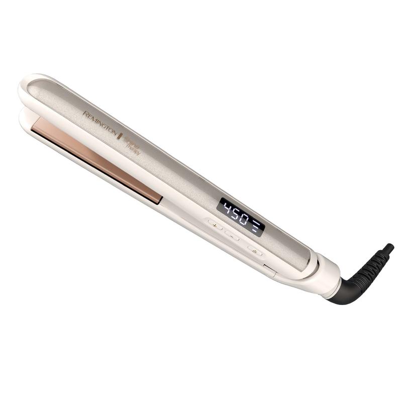 REMINGTON SHINE THERAPY Argan Oil & Keratin Infused 1 Inch Hair Straightener Flat Iron, S9511