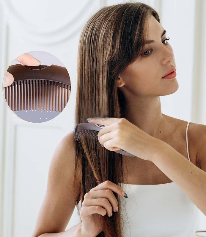 Anti-dandruff comb, stainless steel fine tooth comb, scalp psoriasis comb, anti-dandruff comb, scalp anti-poison comb, lice comb, multi-functional scalp massage comb, female, male, small gift