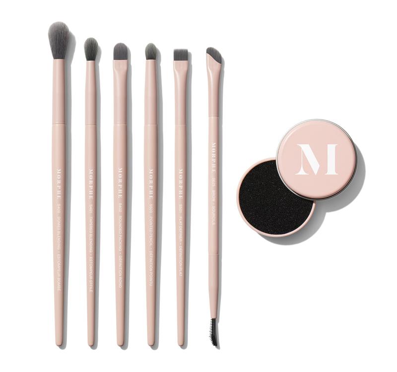 Morphe Eye Shaping Essentials Bamboo & Charcoal Infused Eye Brush Set