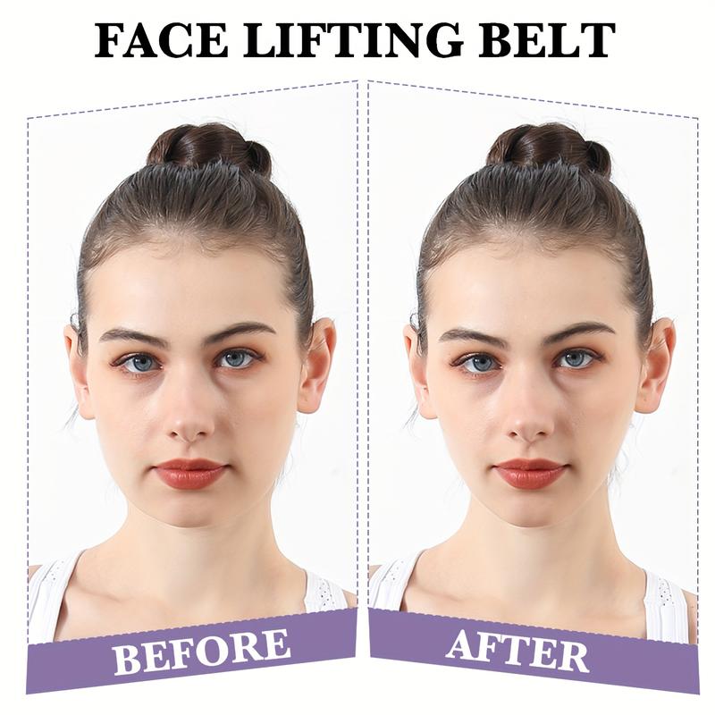 1 Count Facial Thin Face Bandage, V-Shaped Lifting & Tightening Mask for Wrinkle Sagging Improvement, Double Chin Reduction,Full Face Skincare Comfort