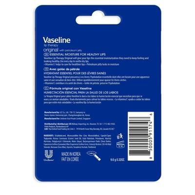 Vaseline Original Lip Therapy Stick - 2pk 0.16oz each Balm Lip Balm