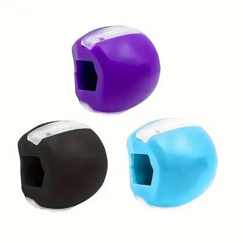 NEW 3PCS Jawline Exerciser Mouth Exercise Fitness Ball Neck Face Jaw Trainer