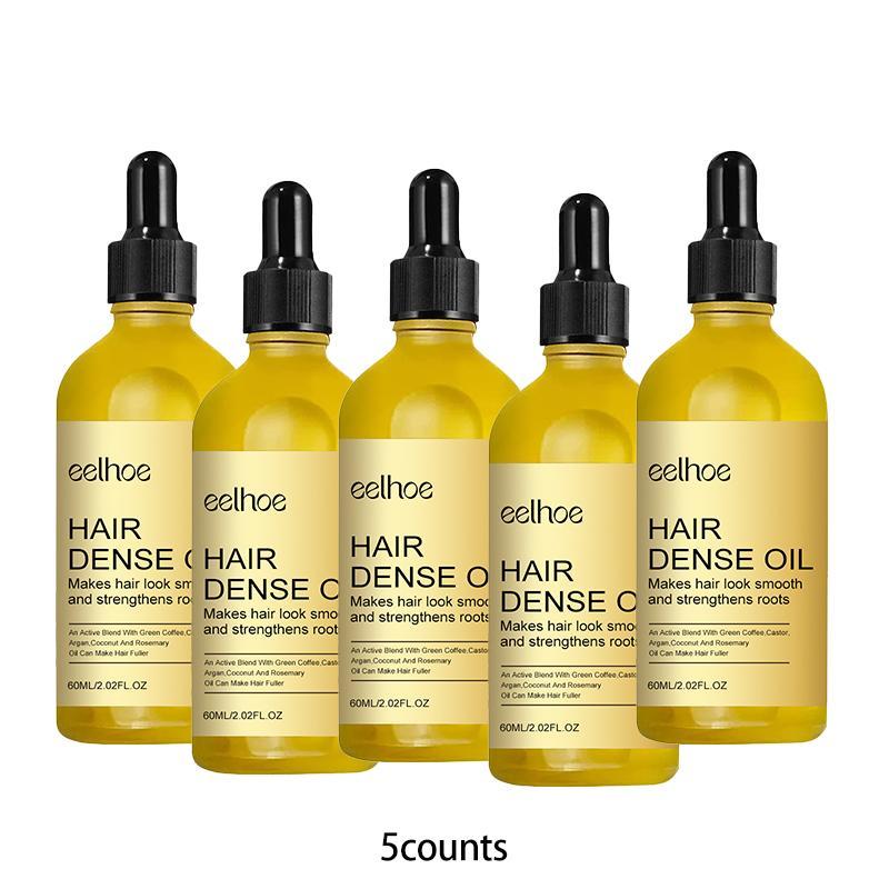 Rosemary Hair Oil Set, 5 Counts set Nourishing & Moisturizing Hair Care Oil for Dry & Damaged Hair, Hair Care & Styling Product for Women & Men, Hair Products