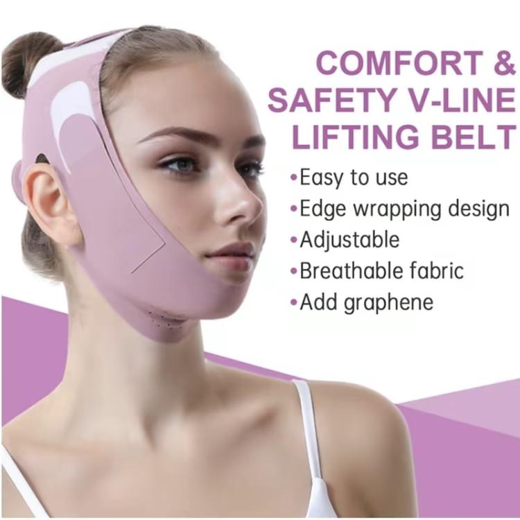 Reusable V Line Mask ,Facial Slimming Strap, Double Chin Reducer ,Chin Up Mask ,Face Lifting Belt V Shaped Slimming Face Mask Improve Facial Puffiness,Tighten Facial Contours for Sagging skin care products korean skin care beauty tool korean  facemask