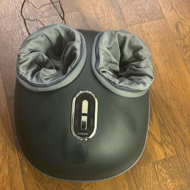 Nekteck Shiatsu Foot Massager with Soothing Heat and Adjustable Air Compression for Deep Kneading Therapy and Improved Blood Circulation - Sensitive