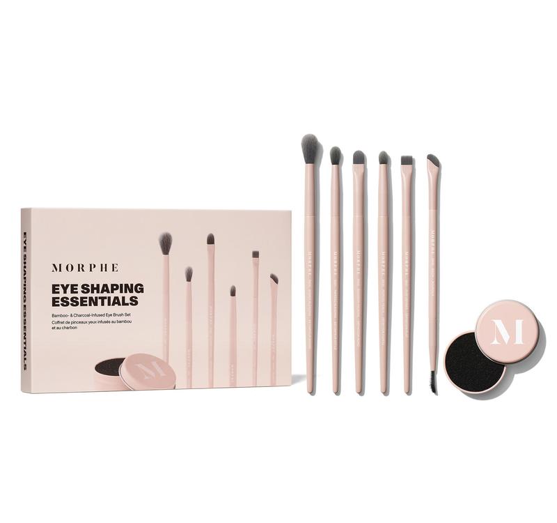 Morphe Eye Shaping Essentials Bamboo & Charcoal Infused Eye Brush Set