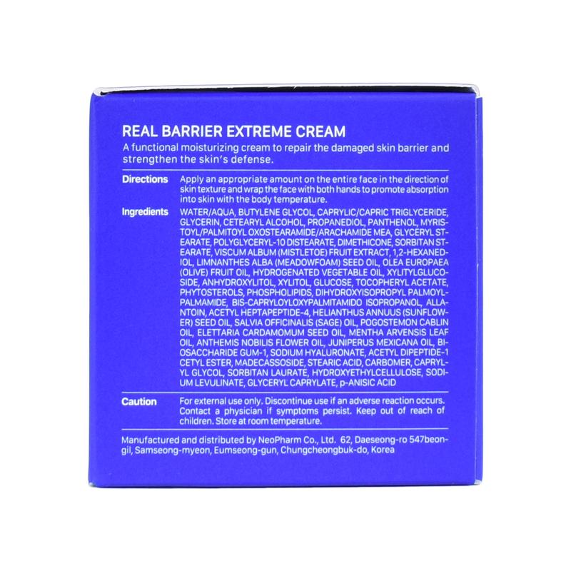 Real Barrier Extreme Cream 50ml - Intense Moisture Supply, Soothes Sensitive Skin - Moisturizers Skincare Comfort Skin Repair Hydrate