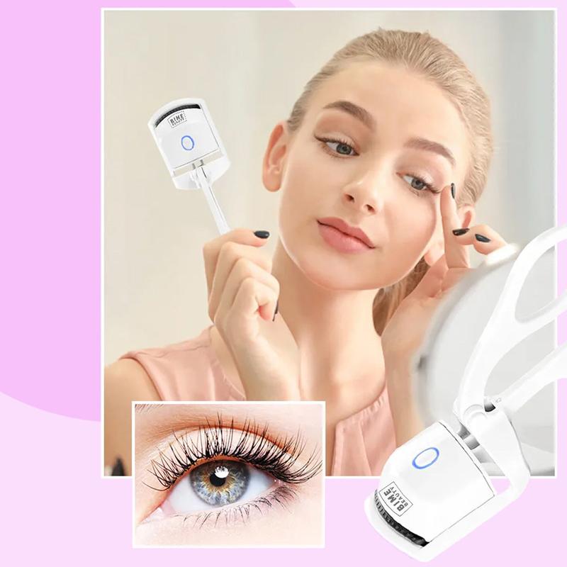 Bime Beauty Electric Heated Eyelash Curler | Long-Lasting Eyelash Curler Professional Eye Makeup Tool | Curl Eyelashes Effortlessly