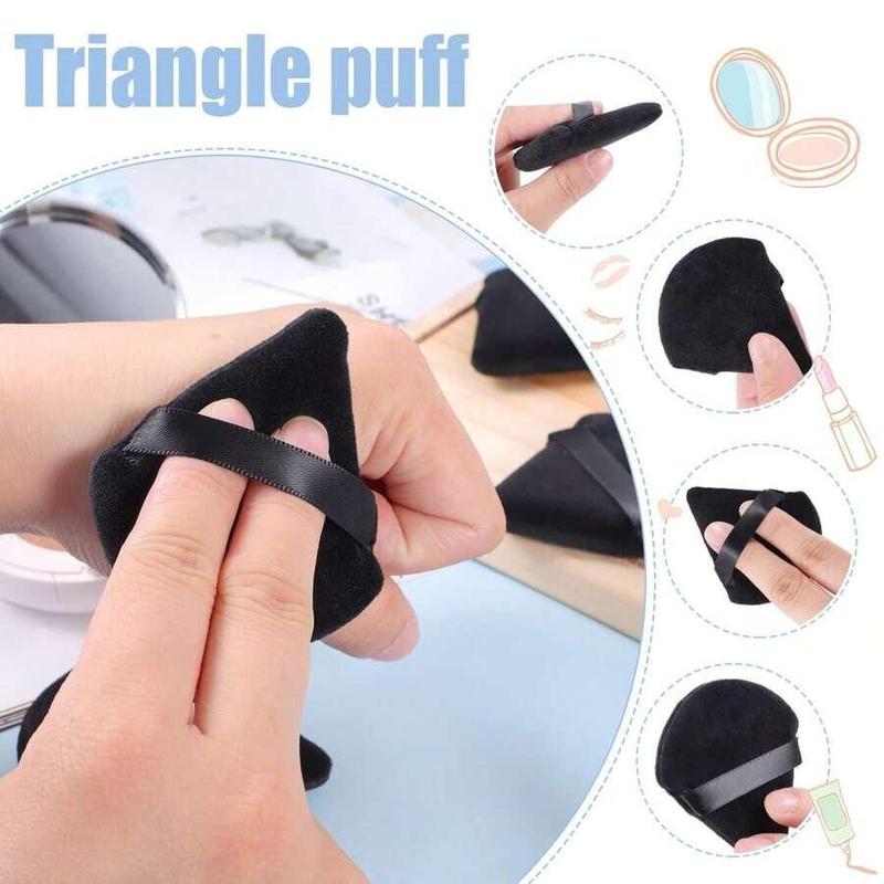 Triangle Shaped Makeup Puff (50pcs), Soft Makeup Sponge Suitable for All Skin Types, Professional Makeup Tools for Women & Girls