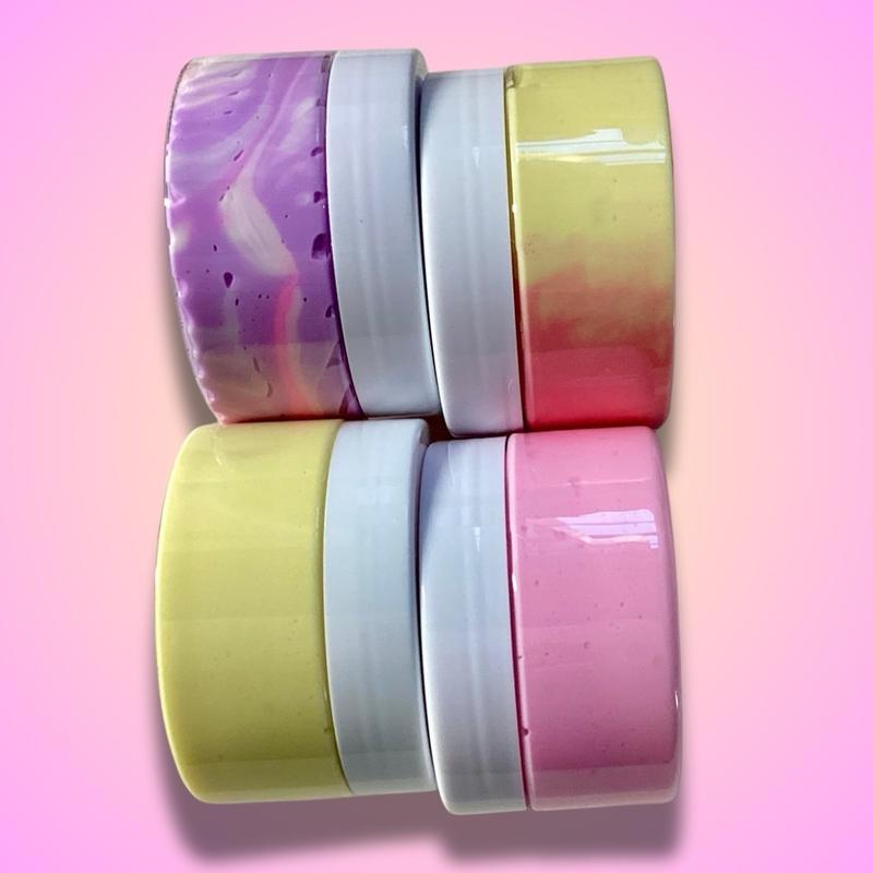 Top Seller Set of Four Emulsified Body Butter - Hawaiian Butter - Lemon Poundcake - Enchanted - Pink Cashmere Vanilla - Body Cream - Moisturizing