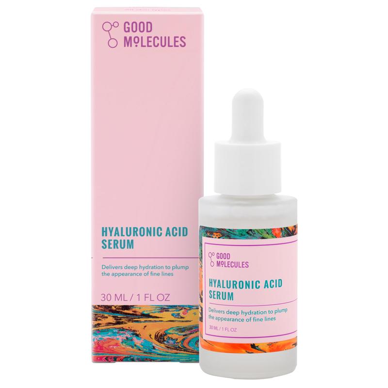 Good Molecules Hyaluronic Acid Serum - Hydrating, Non-greasy formula to Moisturize, Plump