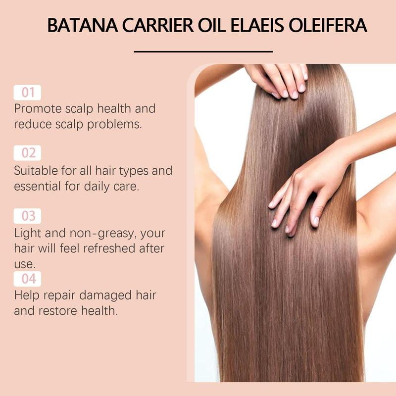 Batana Oil Hair Care Serum, 2 Counts Nourishing & Moisturizing Hair Oil, Hair Care & Styling Product for Men & Women