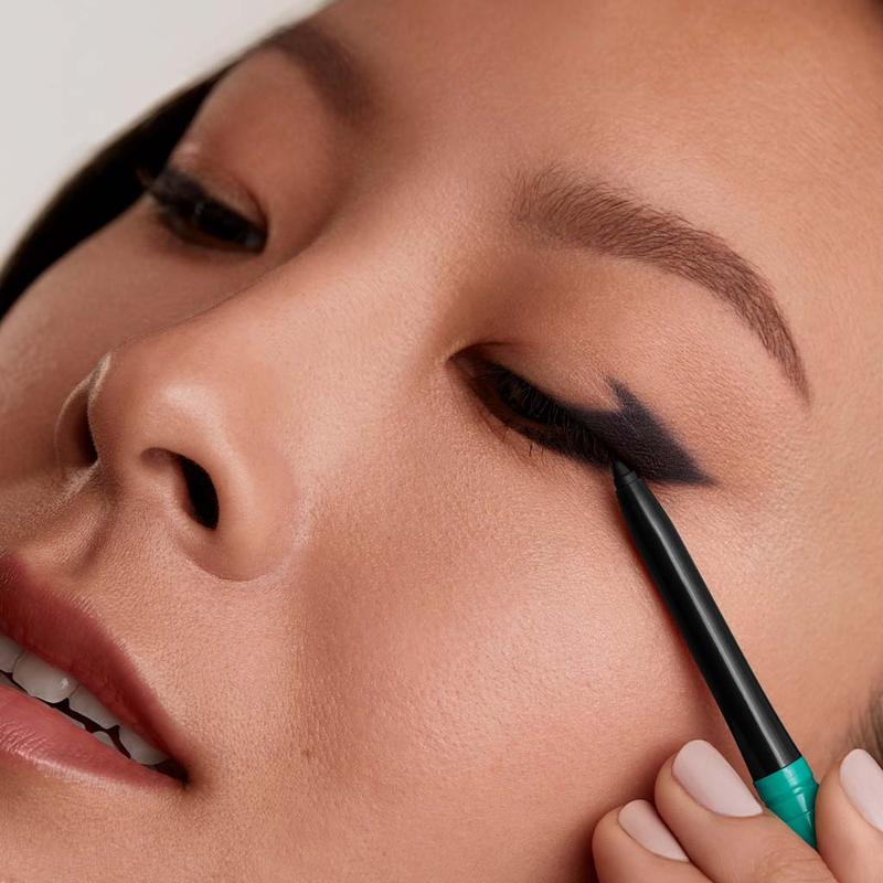 Infinity Waterproof Eyeliner - Long-Lasting Gel Lipliner for Makeup Skincare Cosmetic black  eye