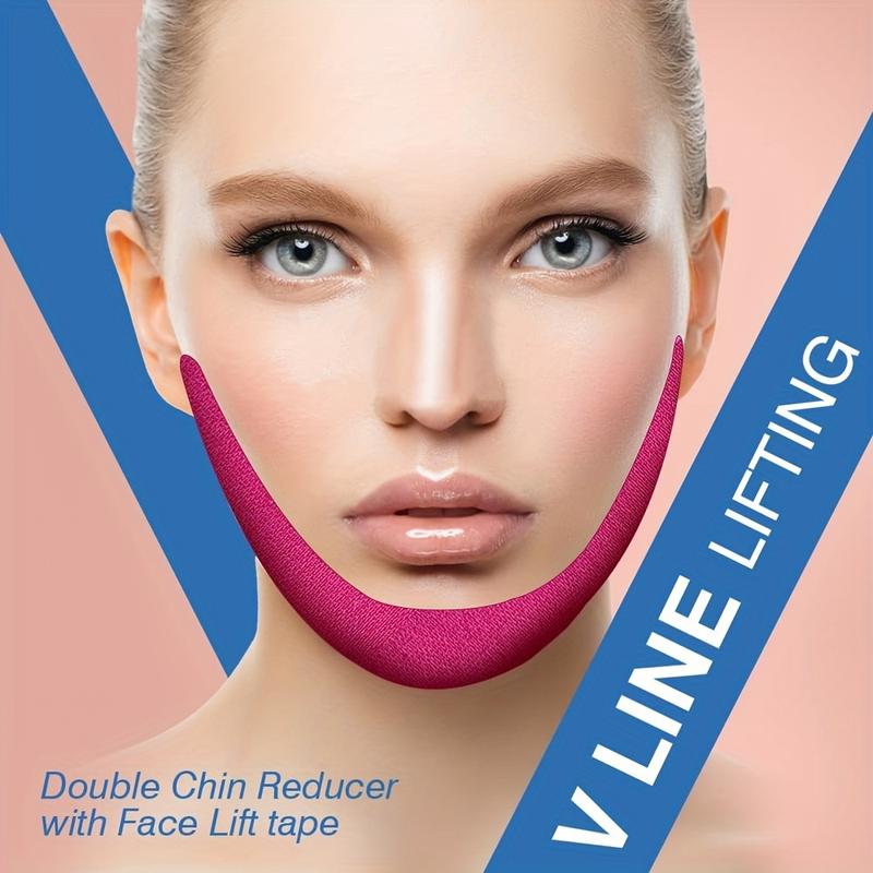 Wrinkle Patches - Face Eye Neck Lift Tape - Smooth Wrinkle Tape - Multifunctional Elasticity Forehead Frown Eye Facial Neck Lip Mouth Wrinkles Care Band Mask Sticker Chin Strap - 0.98inch * 196.85inch