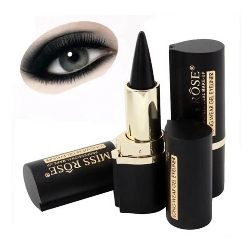 Natural Black Eyeliner cream WaterproofLong-lasting Quick Dry Eye Liner Pen MakeupTools Eyeliner Pencil Cosmetics Lipliner