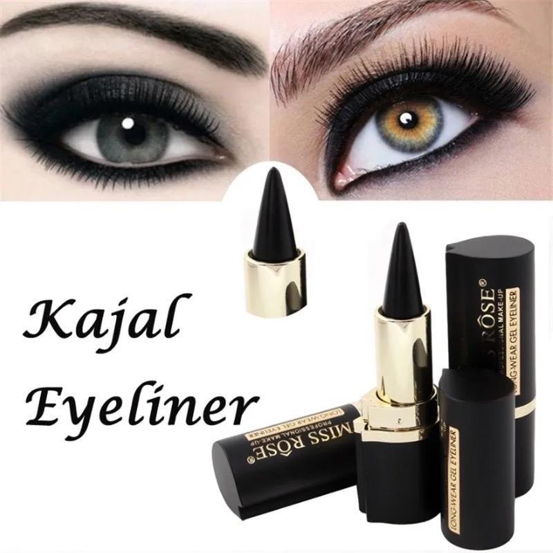 Natural Black Eyeliner cream WaterproofLong-lasting Quick Dry Eye Liner Pen MakeupTools Eyeliner Pencil Cosmetics Lipliner