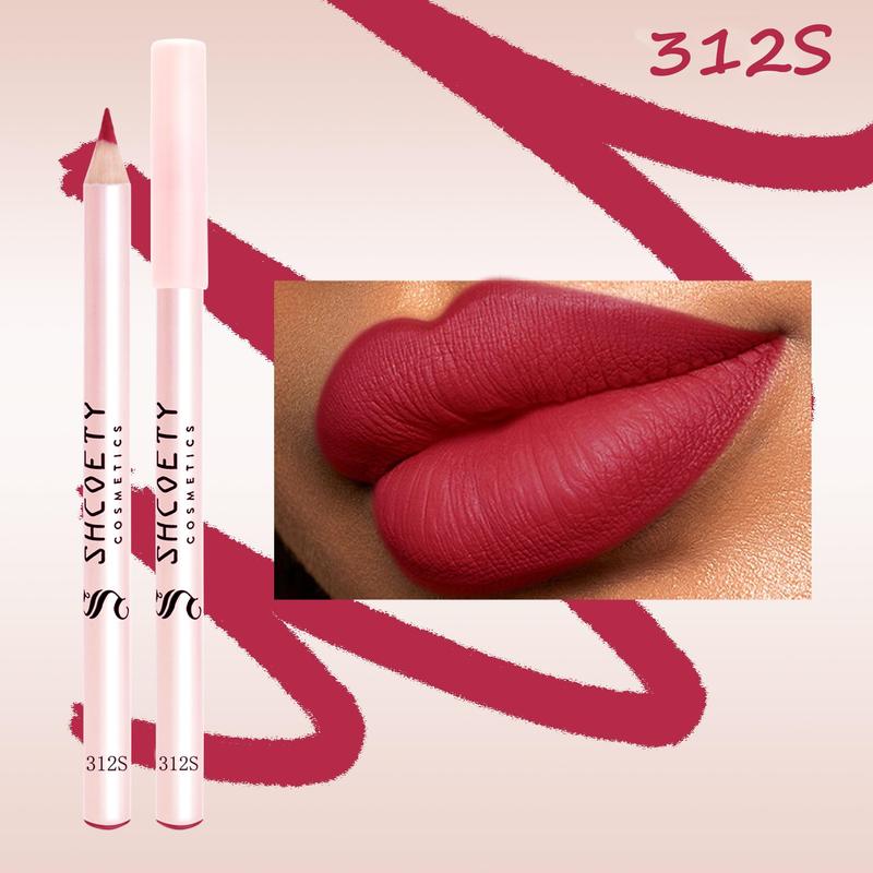 Moisturizing Long Lasting Lip Liner, 1 Count Waterproof Lip Liner Pencil, Easy Coloring Lip Liner Pen for All Occasions Lip Makeup, Girls & Women Makeup Accessories, Velvet Matt Finish Lip Gloss