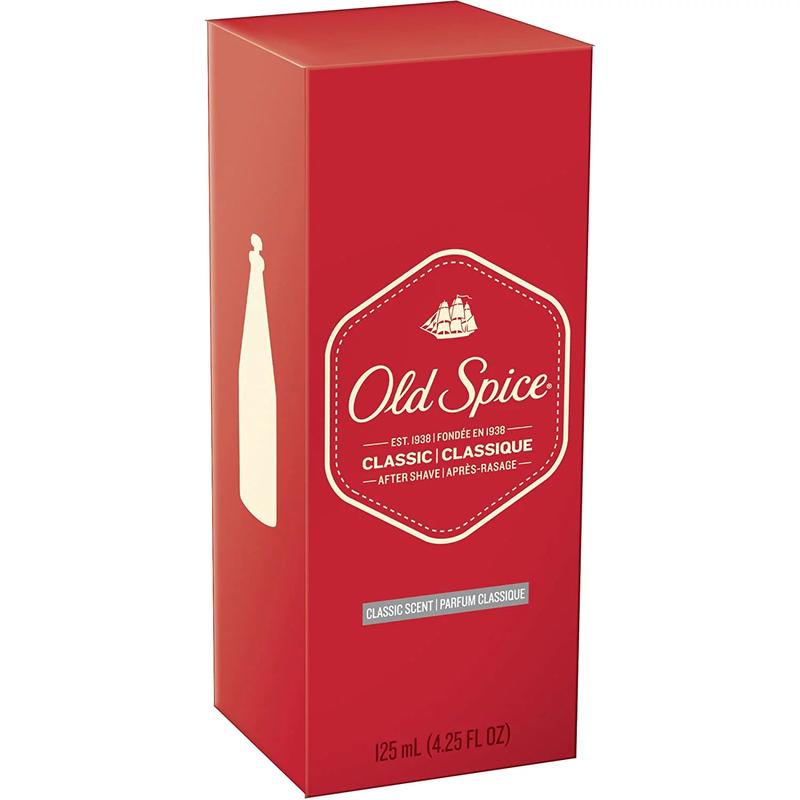 Old Spice Classic After Shave 4.25 Ounce (125ml) (2 Pack) Aftershave Foam