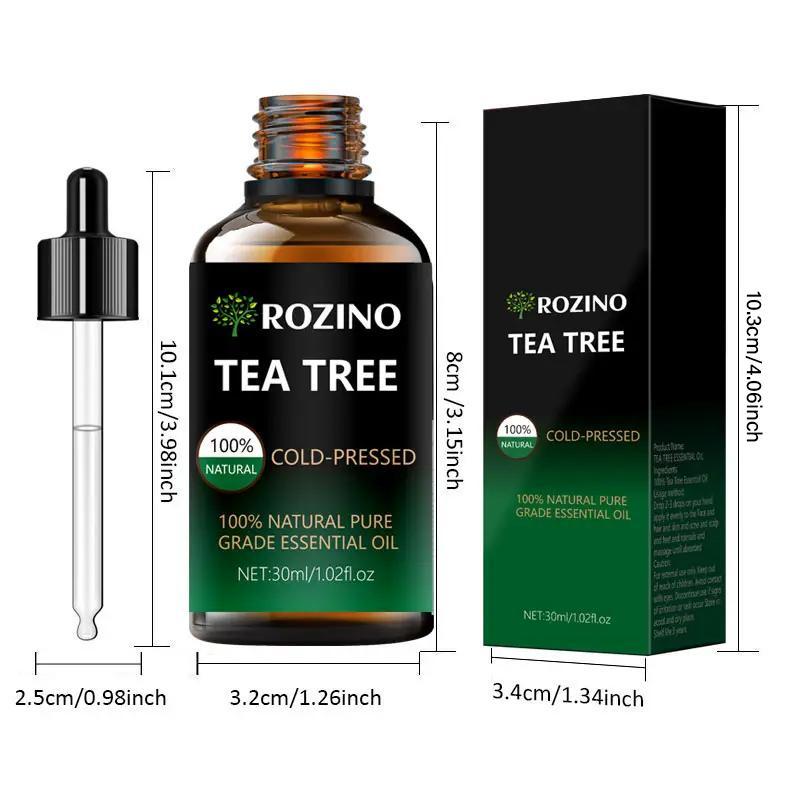 30ml Pure Natural Tea Tree Haircare Essential Oil, Comfort Hair Nourishing & Moisturizing Hair Oil, Hair Smoothing Products for Men & Women