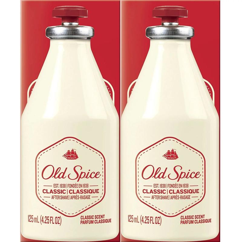 Old Spice Classic After Shave 4.25 Ounce (125ml) (2 Pack) Aftershave Foam