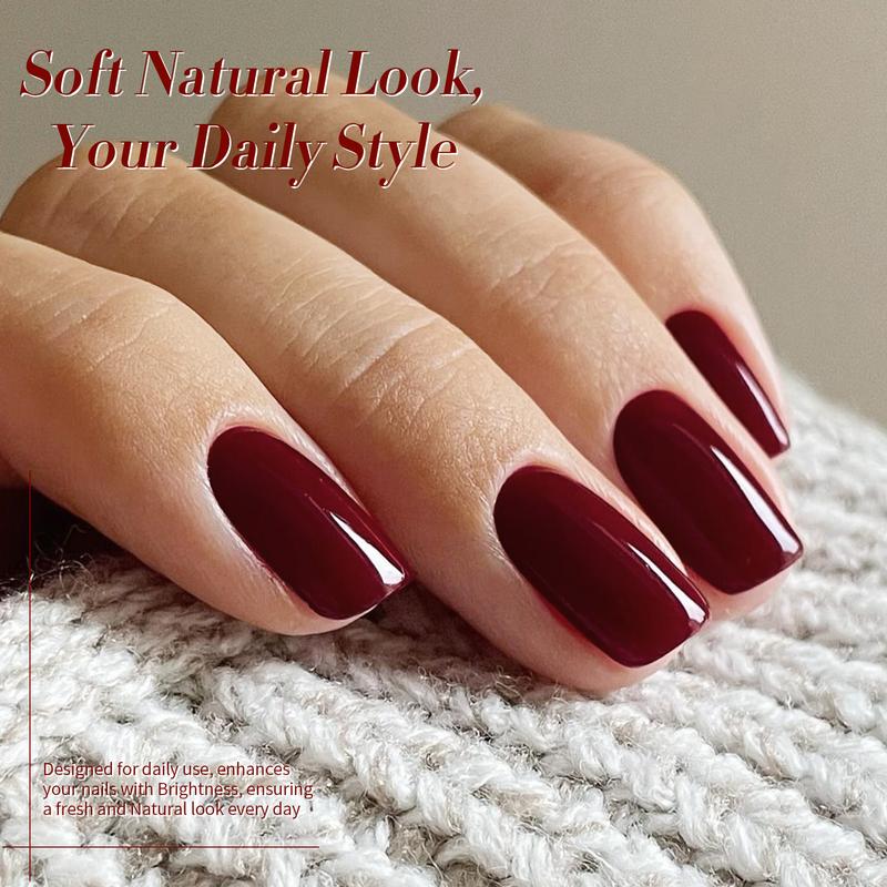 BORN PRETTY Red Gel Nail Polish Set Dark Burgundy Wine Red Gel Polish Bloody Mary Collection Popular Shimmer Glitter Red Nail Gel Soak Off U v LED Gel Nail Art Design Minicure DIY Christmas Gift