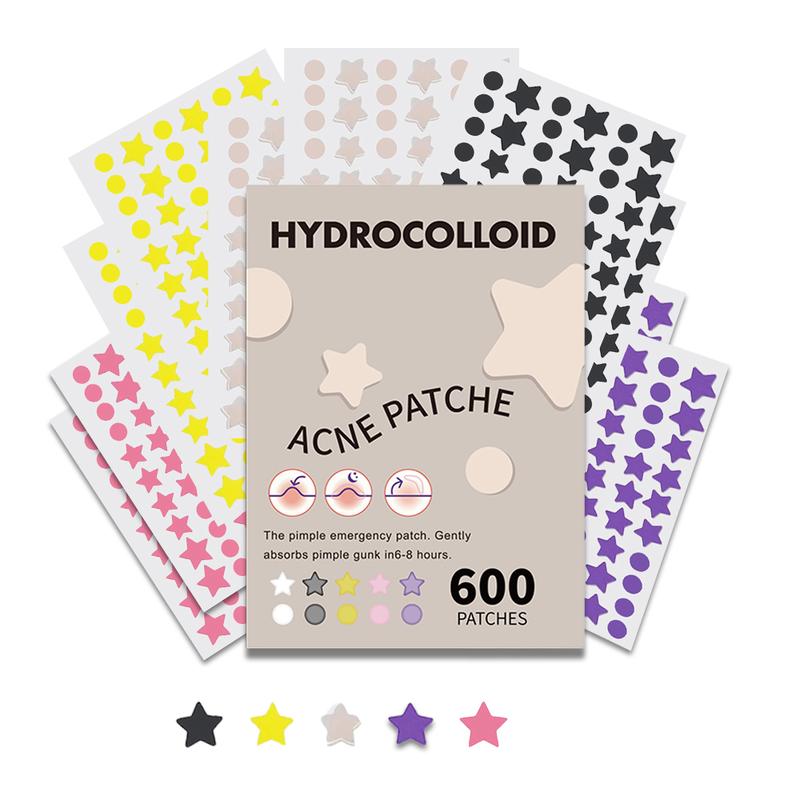 Acne Spot Patches, Hydrocolloid Acne Pimple Patch, Comfort Invisible Acne Spot Patches, Skin Tag  Hydrocolloid Pimple Patch for Blemish, Zits, Spots water gel