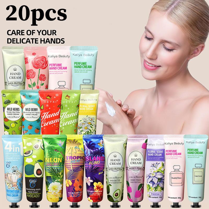 60pcs Moisturizing Hand Cream, 5pcs set Hand Skin Soothing Hand Oil, Cracks Caring Hand Cream, Hand Care Product for Women & Men