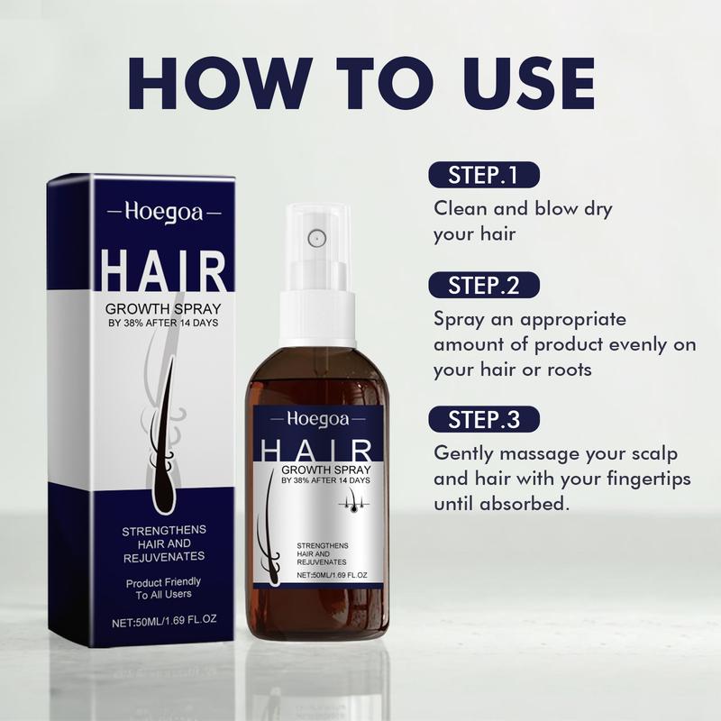 Hair Growth Spray, Plentiful Reduce Split Improve Gloss Hair Essence Spray