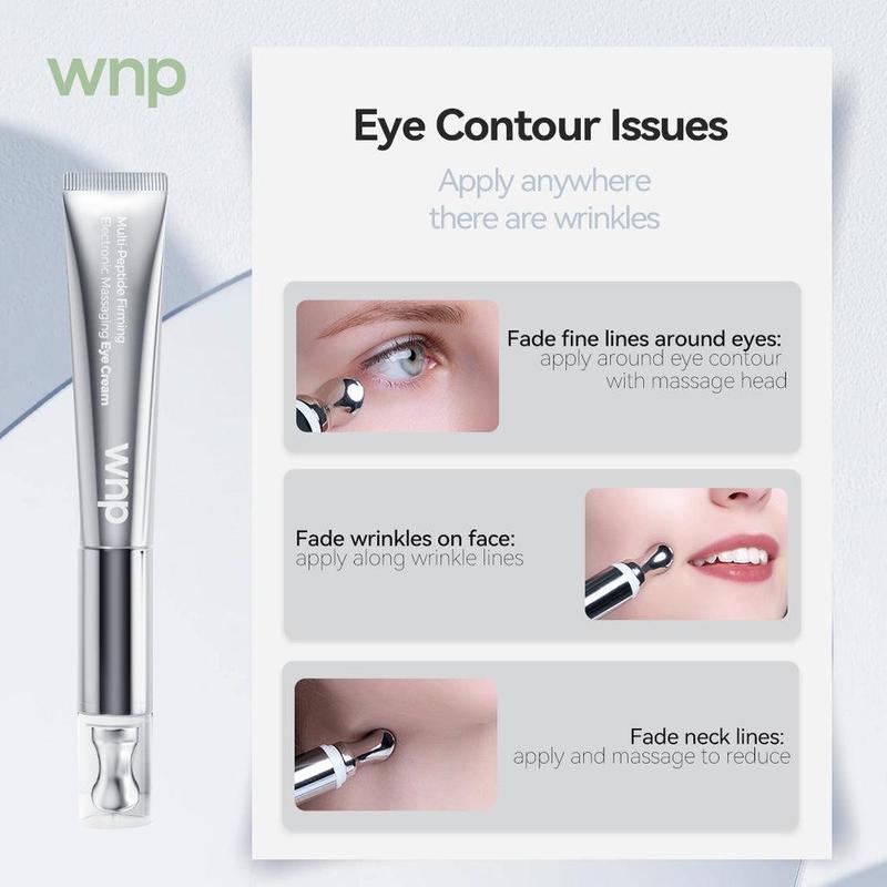 WNP Wrinkle Eraser Multi-Peptide Firming Electronic Massaging Eye Cream for Comfortable Skin Car